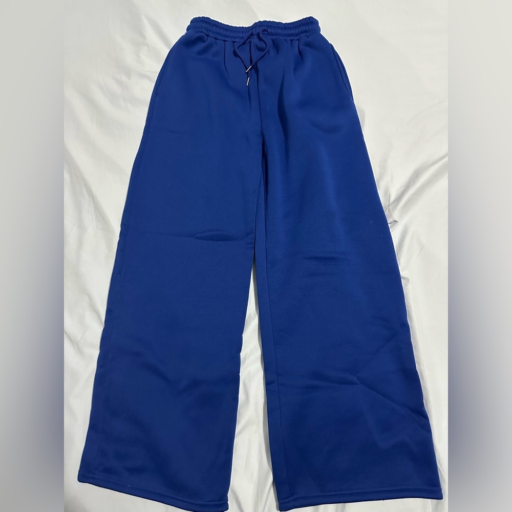 ROYAL BLUE SWEATPANTS, Never worn
